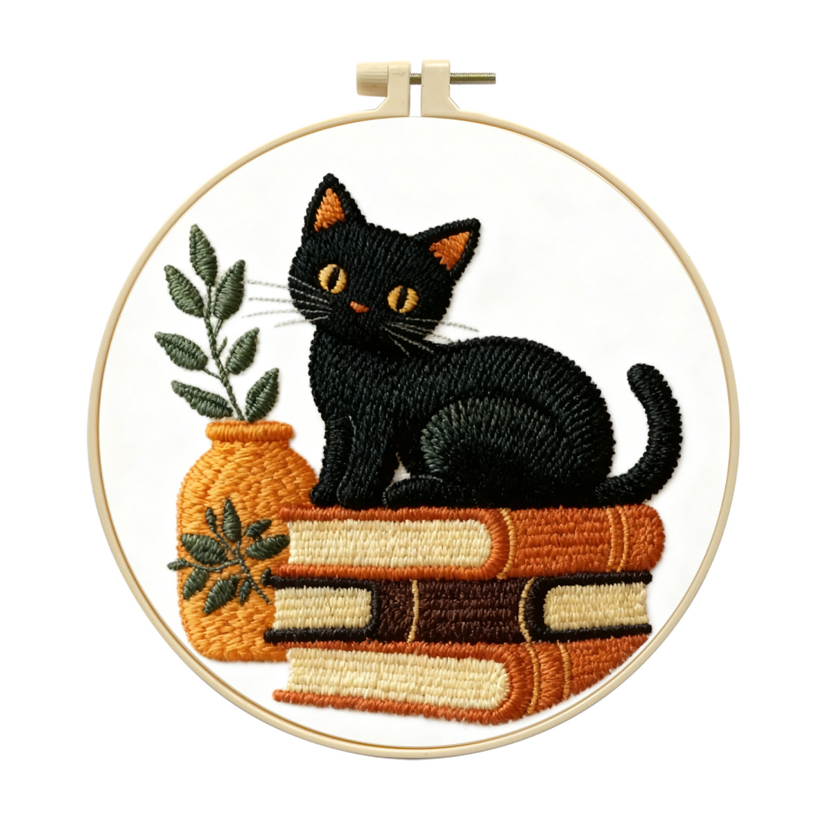 Nuevos productos transfronterizos Embroidery KIT Miao Shuxiang Embroidery Kit Material Paquete Inglés Aguja Banda de bordado