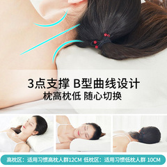 Thailand Natural Latex Pillow, Knitted Children's Latex Pillow Manufacturer Wholesale Wolf Teeth Style Latex Pillow Adult Size