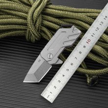 EDC迷你开箱刀随身折叠刀轴承钥匙扣礼品小刀开箱折刀防身刀