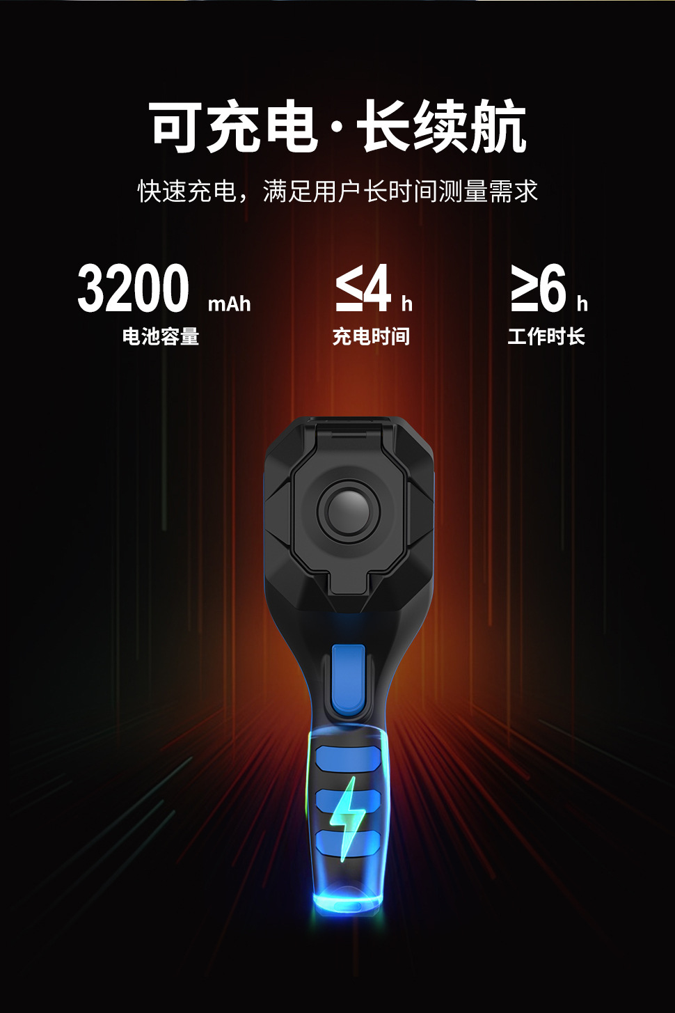 Thermal Imager Handheld Infrared Thermal Imaging Geothermal Heating Anti-Leakage Electricity Inspection Industrial Thermometer