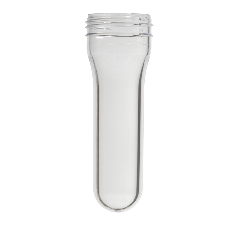 40mm 40 gramos de peso plástico transparente 410 botella de rosca botella de embalaje de cosméticos botella de moldeo por soplado producto semiacabado