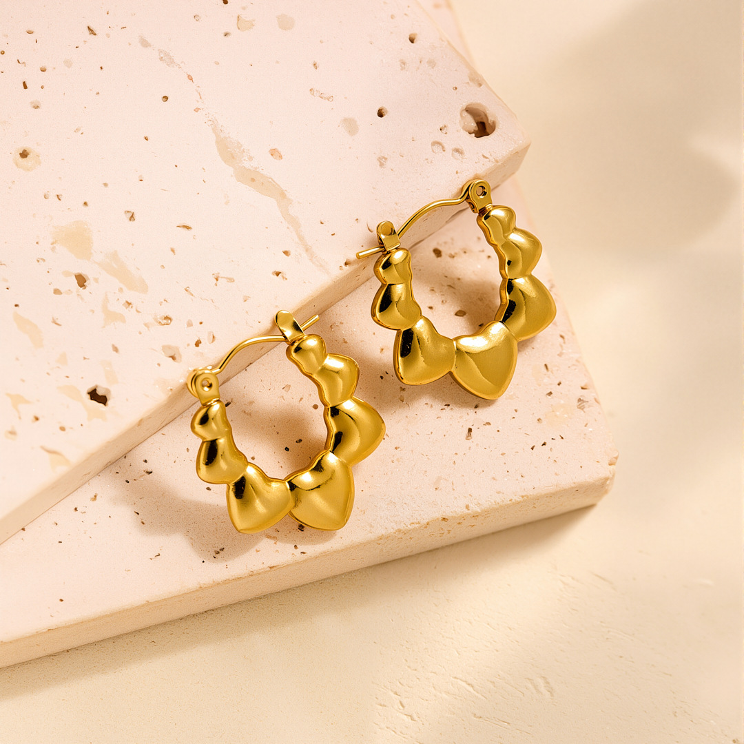 Eh108 earrings gold