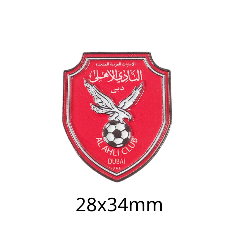 Insignias metálicas transfronterizas, pegatinas para teléfonos móviles, broches, Copa Mundial, Liga de Campeones, club de fútbol, insignias del Real Madrid, insignias del Liverpool al por mayor