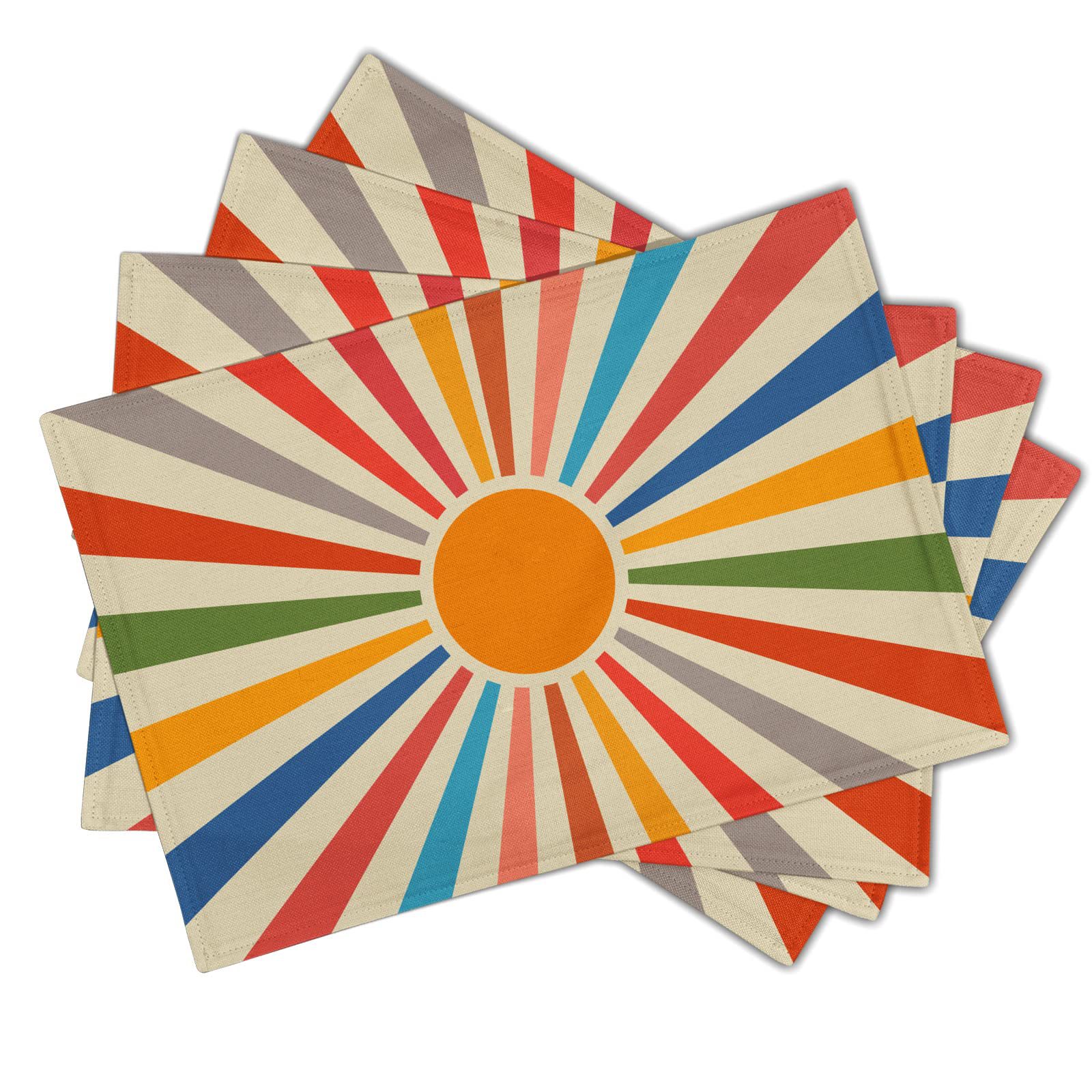 almohadillas bohemias exóticas almohadillas de lino lavables almohadillas de mesa de tela totem almohadillas de aislamiento térmico impresas almohadillas de taza antideslizantes