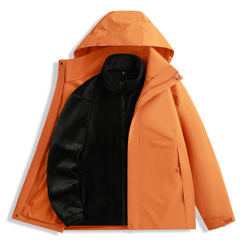 【Hunter Wind】3-in-1 Detachable Outdoor Jacket for Hiking and Mountaineering, Waterproof, Breathable, Versatile, Unisex 【Hunter Wind】3-in-1 Detachable Outdoor Jacket for Hiking and Mountaineering, Waterproof, Breathable, Versatile, Unisex