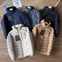 鸟家同款无标平替2025冬季新款排骨棉服男户外徒步日常通勤外套