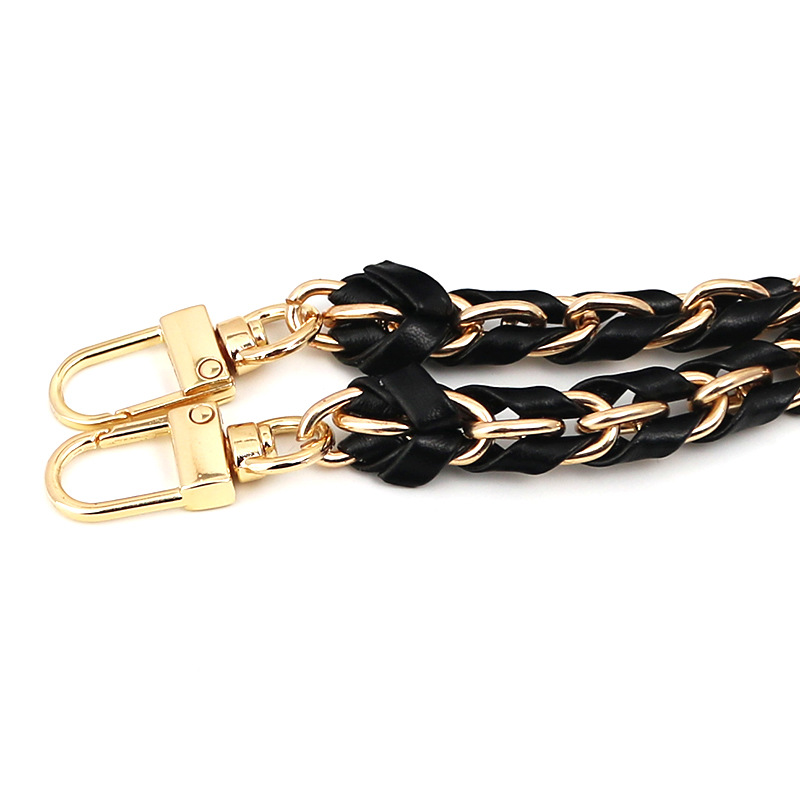 Bolso de verano para mujer con correa de cadena de cuero PU, correa de cadena de estilo Chanel, cadena de metal diagonal transversal estilo ins.