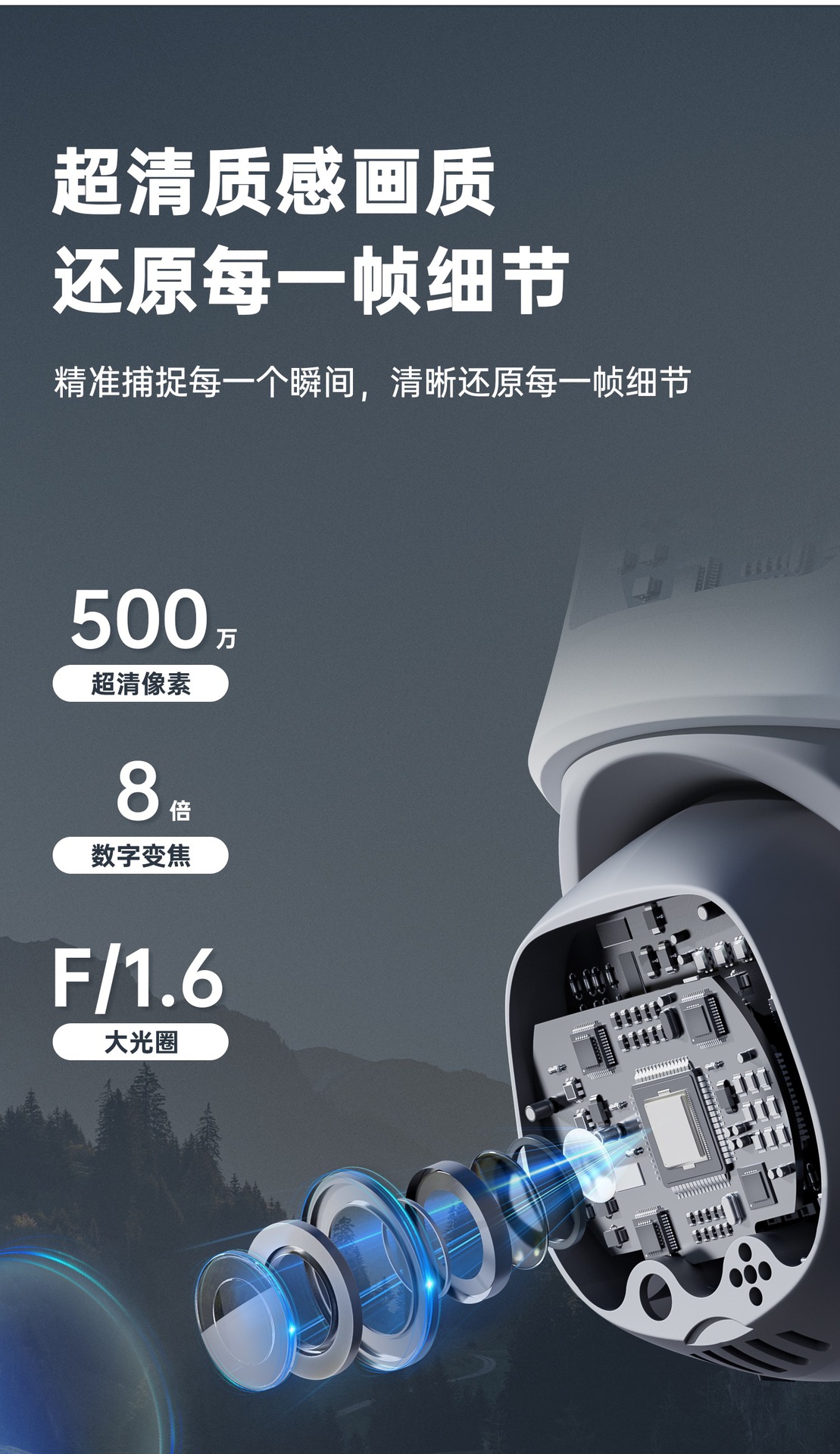 360-degree unobstructed camera monitor, home mobile phone remote outdoor high-definition night vision, 4G wireless solar energy undefined