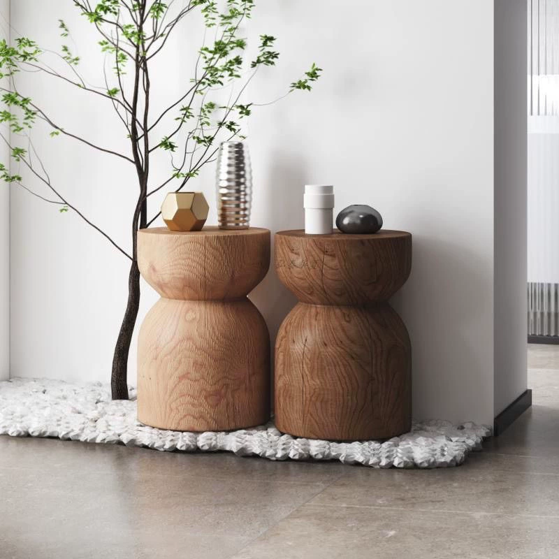 Натуральный бревенчатый круглый орнамент, пень, низкий табурет, пень, гостиничная прикроватная тумбочка, домашний стул, деревянный пень специальной формы