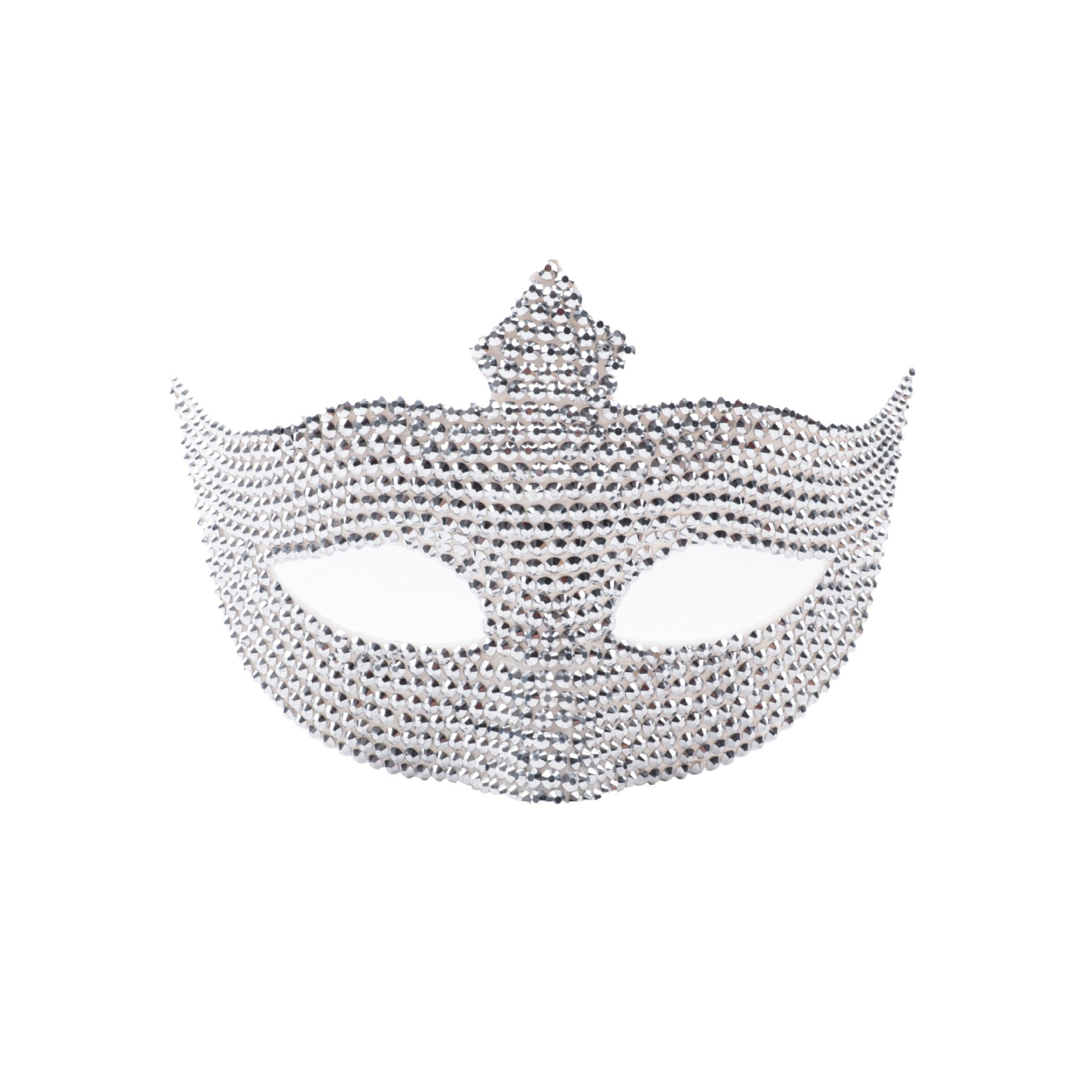 Máscara decorativa con pedrería, fiesta y baile