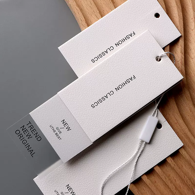 吊牌卡定做logo服装店女装标签订做卡纸挂牌印刷制作服饰定制吊牌