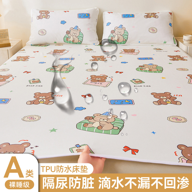 New Class a Waterproof Diaper Pad Cartoon Kidsren's Adult Mattress Protector Baby Diaper Pad Breathable Mattress