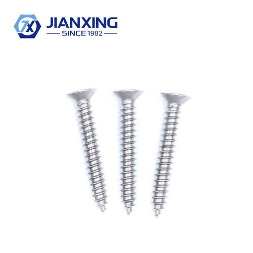 304 stainless steel FA countersunk head cross self-tapping screw KA flat head extended wood screw M1M2M3M4M5M6M8