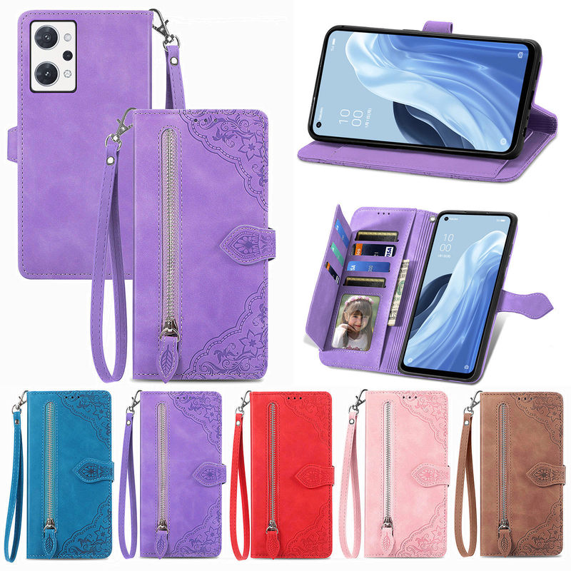 Suitable for Oppo Reno15 Flip Wallet-Style Lanyard Phone Case Realme15 Protective Case A6Pro Anti-Drop