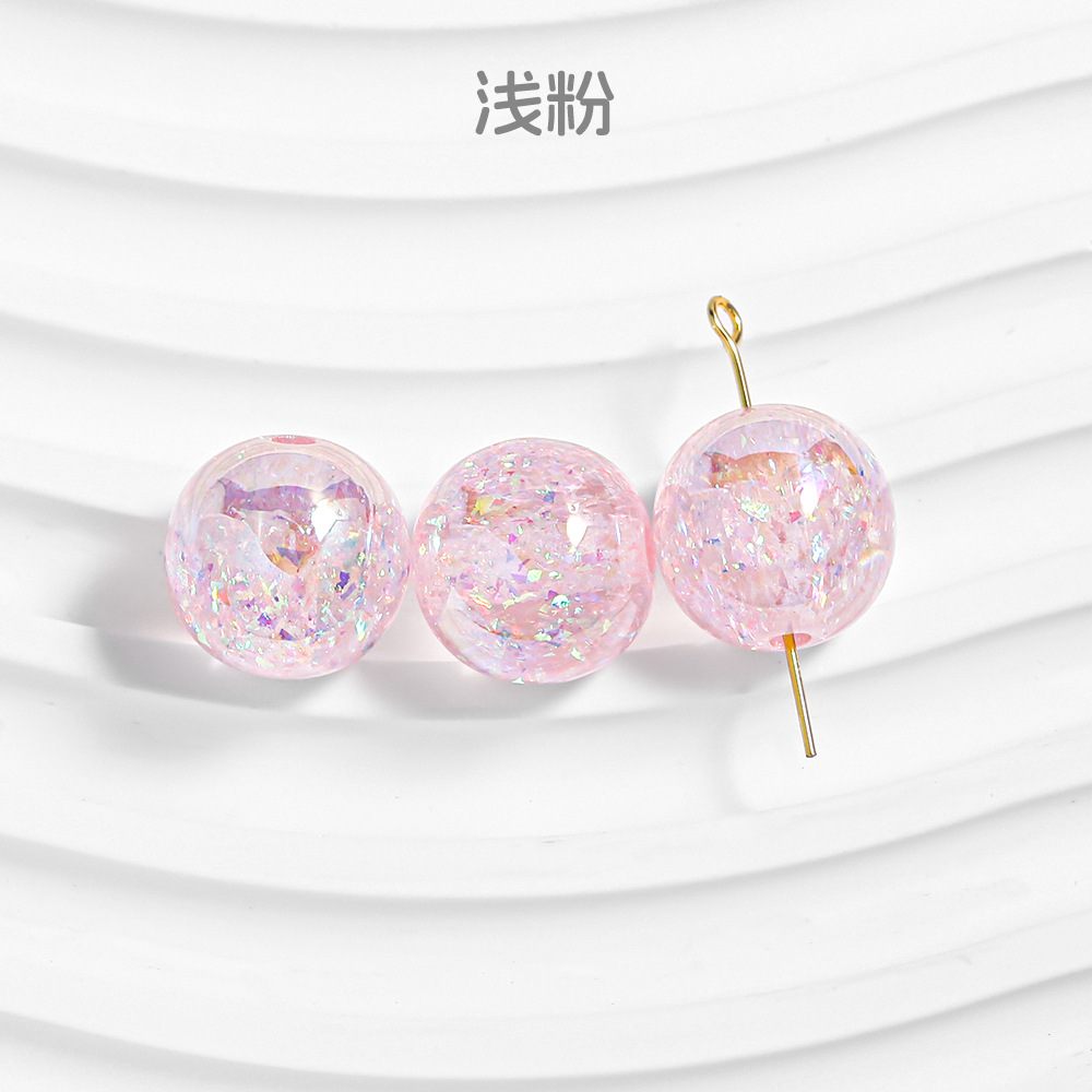 [10 - 30 paquetes] cuentas de resina ecológicas 16mm cuentas de resina redondas cadenas de teléfonos móviles DIY material al por mayor en stock