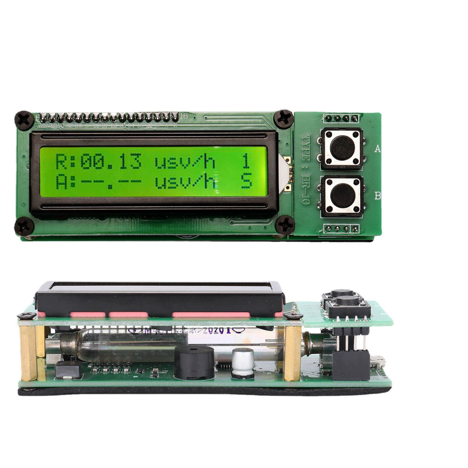 Детектор ядерного излучения со счетчиком Гейгера BR-10 тестер