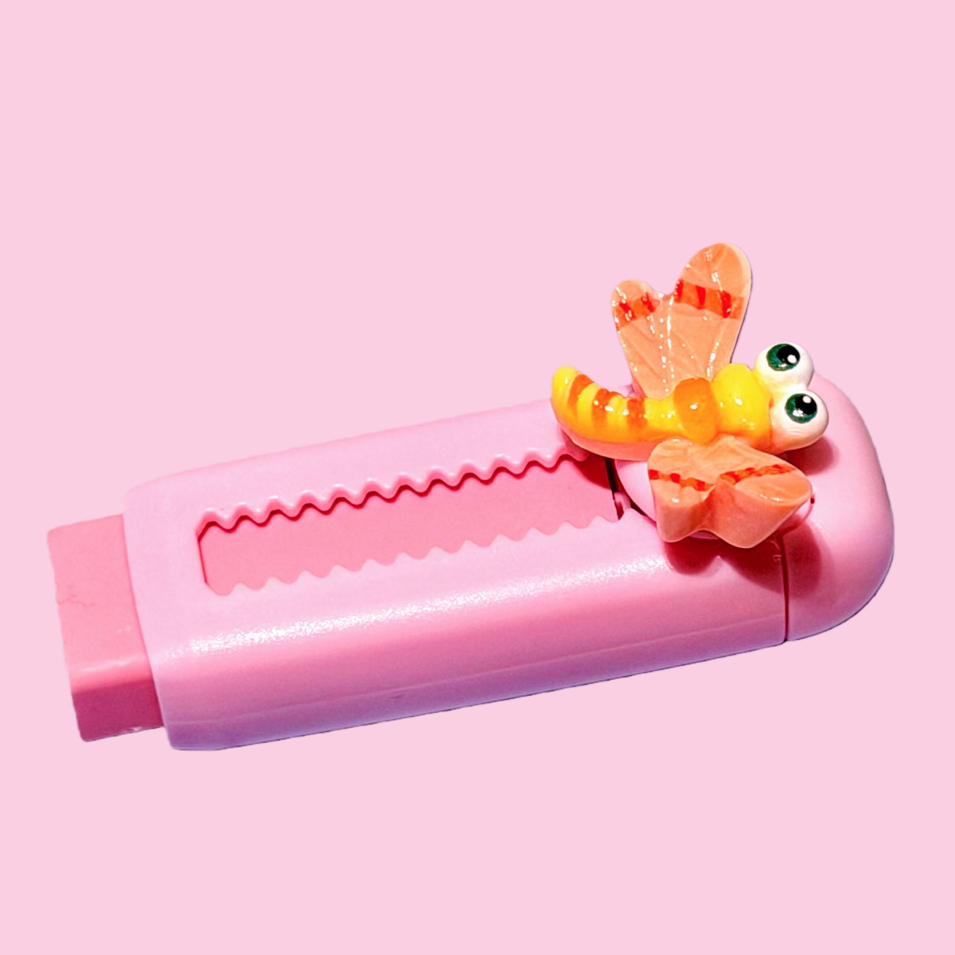 Eraser de insectos creativo resina de dibujos animados colorido lindo animal empuje tirar Eraser estudiantes aprenden papelería