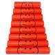 Smiley face thickened red plastic take-out food bag commercial packing bag vest shopping bag convenient portable wholesale