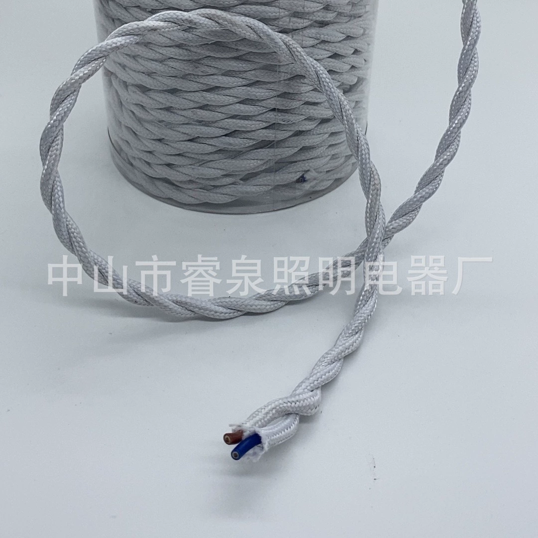Woven lights, ceiling lamp, retro power cable, wholesale, handmade