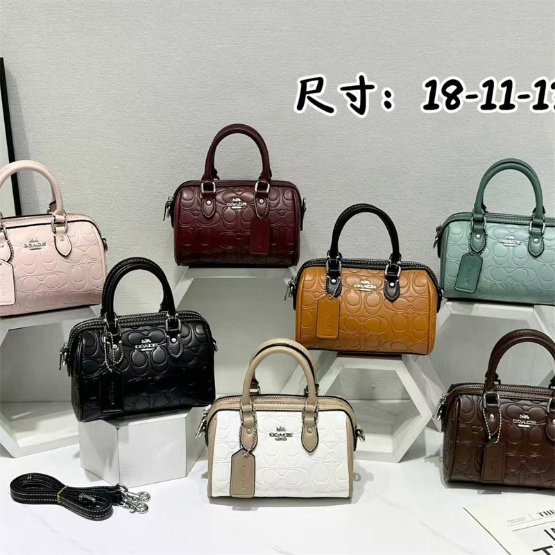 Cross-border women's bag 2025 new design embossed PU tote bag classic letter tote crossbody bag handbag Cross-border women's bag 2025 new design embossed PU tote bag classic letter tote crossbody bag handbag