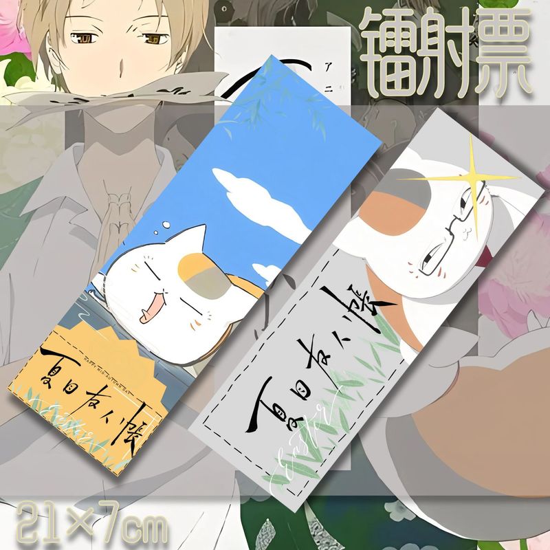 夏目友人帳 アニメ周辺グッズ バッジ 猫先生 ブローチ ペンダント バッジ レーザーバッジ 夏目バッジ コレクション|undefined