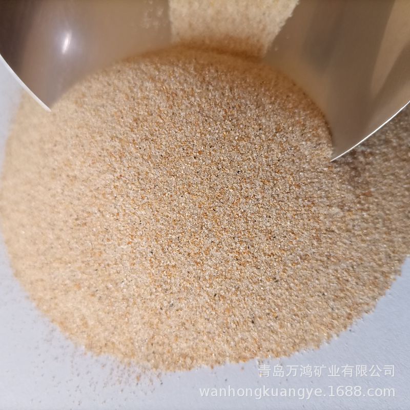 细沙80-120目沙盘用石英砂烘干砂 铸造海砂保温砂浆用 消防黄沙
