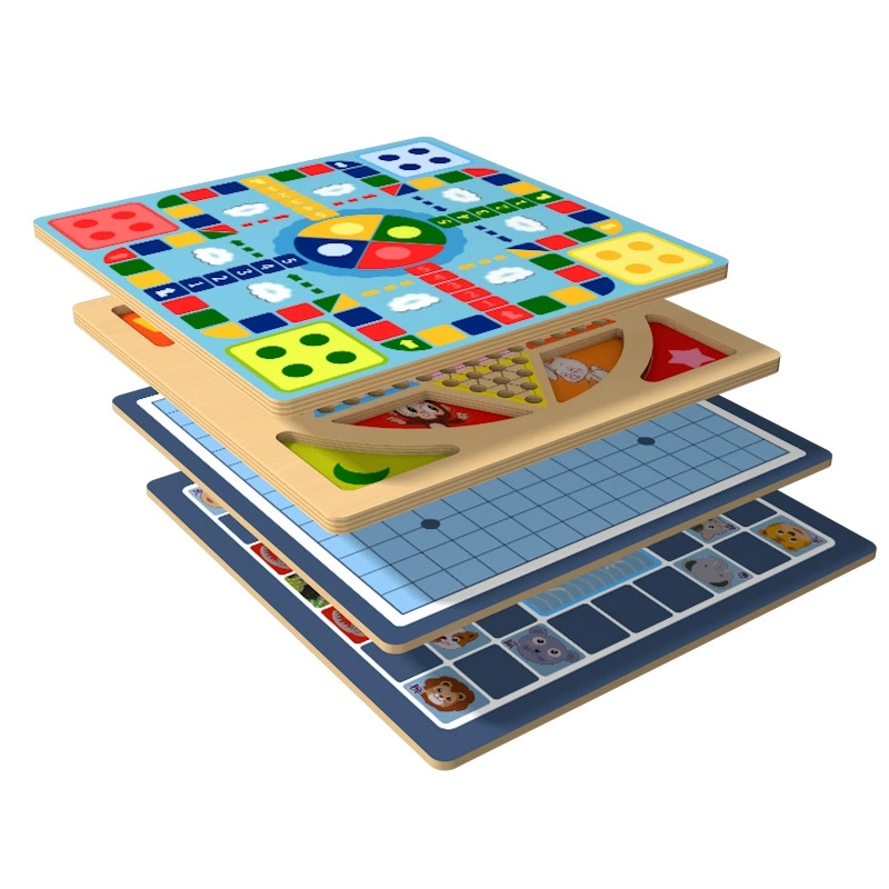 Children's Airplane chess, strategy game, Gomoku, universal toy for elementary school students, 2 in 1