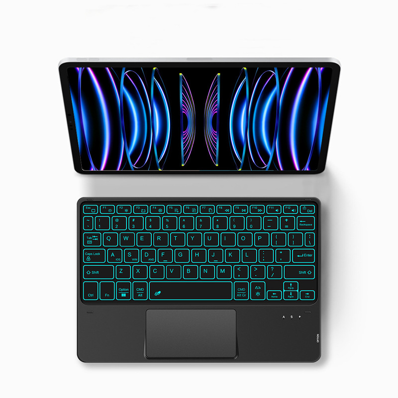 11inch Backlit Touch Bluetooth Keyboard for Huawei iPad Samsung Lenovo Xiaomi Tablet Wireless and Portable