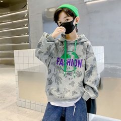 男童秋季2023新款兒童裝洋氣酷帥氣時髦網紅炸街衛衣潮