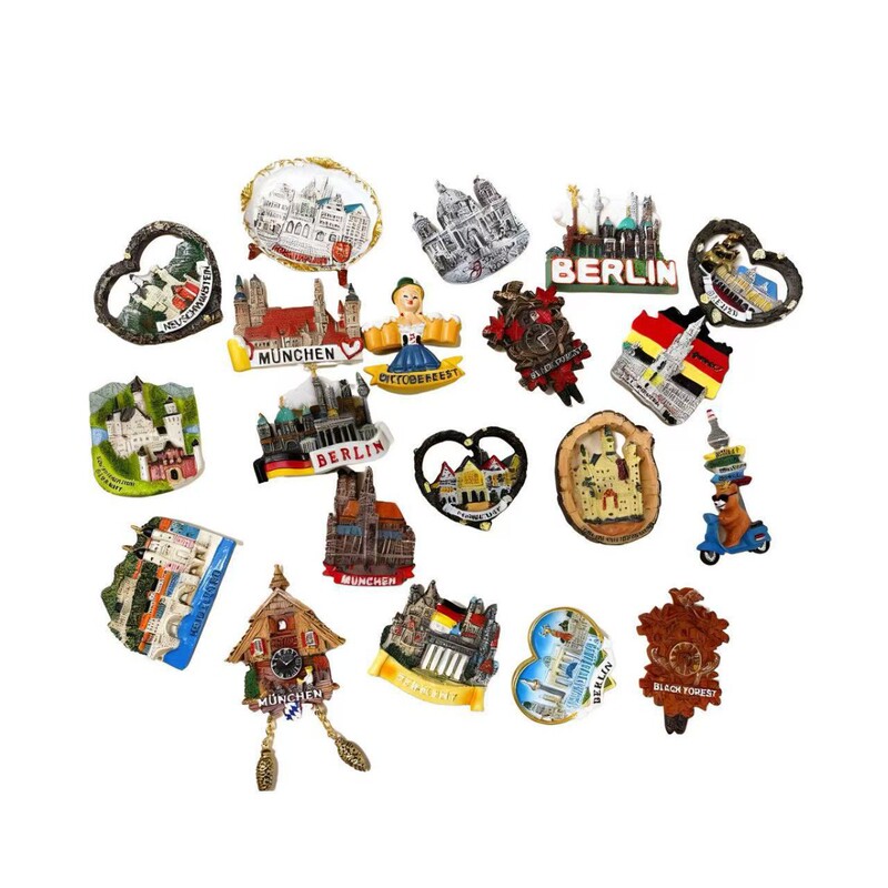 Germany Munich Black Forest Berlin Frankfurt Heidelberg Refrigerator Magnet Travel Souvenir Export Germany Munich Black Forest Berlin Frankfurt Heidelberg Refrigerator Magnet Travel Souvenir Export