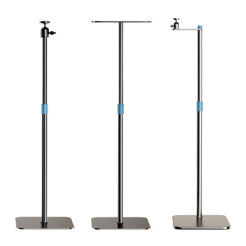 Rtako home retractable floor-standing carbon steel fixed projector corner bedside punch-free with tray bracket