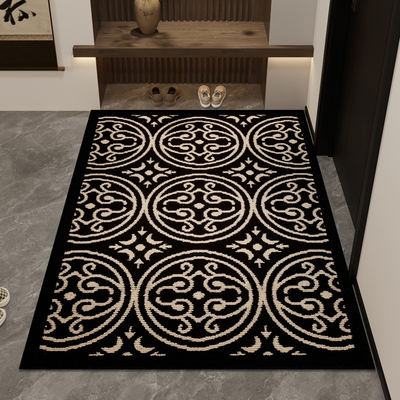 Luz de lujo retro estera de puerta de entrada alfombra de puerta de entrada alfombra de puerta de entrada alfombra de puerta de entrada alfombra de entrada antideslizante