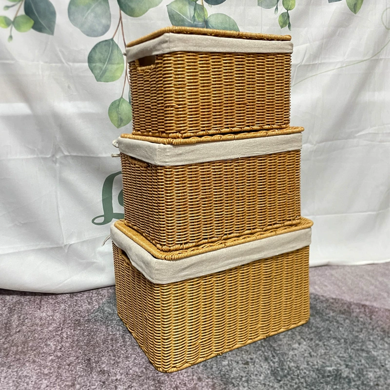 Set handmade, laundry basket, toy, storage system, 3 piece set
