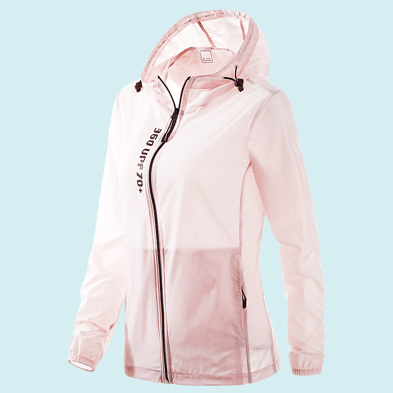 2026 New Outdoor Ice Silk Lightweight Summer Sun Protection Clothing Breathable Long-Sleeved Thin Jacket Hooded Ice Silk Sun Protection Clothing