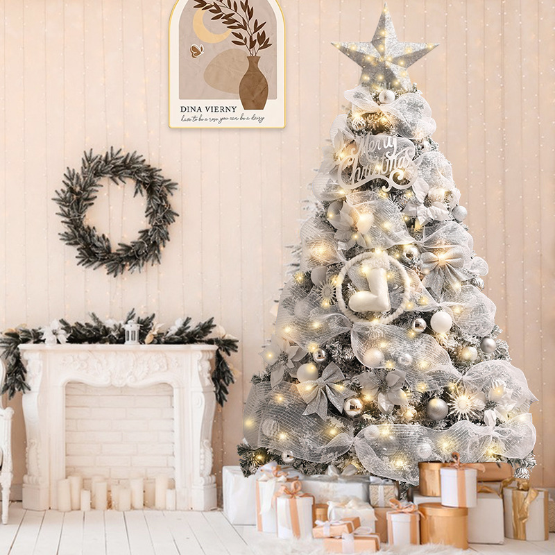 Shengyuan nuevo conjunto de árbol de Navidad DIY gran decoración de Navidad interior y exterior decoración de diseño de fábrica solo cabello