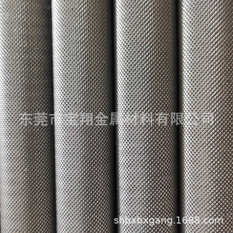 316F不锈钢圆棒拉花 316F不锈钢棒滚花 不锈钢棒表面拉花直纹