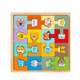 Wooden MZM flat puzzle board animal model