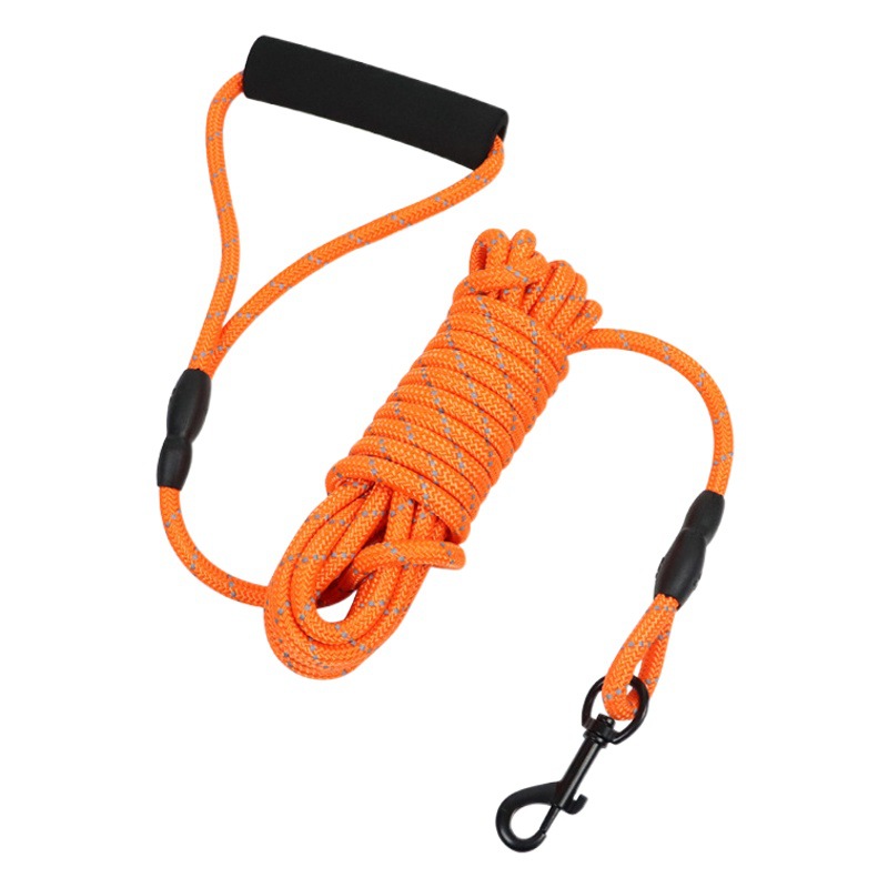 Correa de perro alargada Cadena de perro grande, mediano y pequeño Golden Retriever perro de peluche cuerda para caminar mascota cinturón de entrenamiento al aire libre