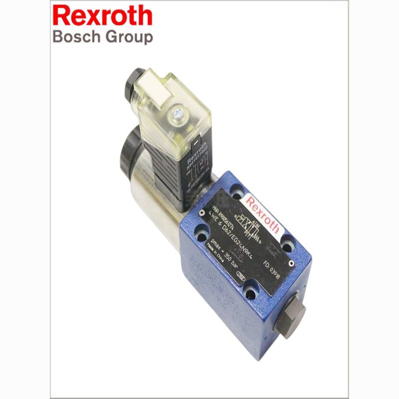 力士乐电磁阀4WE6D62/EG24N9K4换向Rexroth液压阀4WE6C/Y/H EG220
