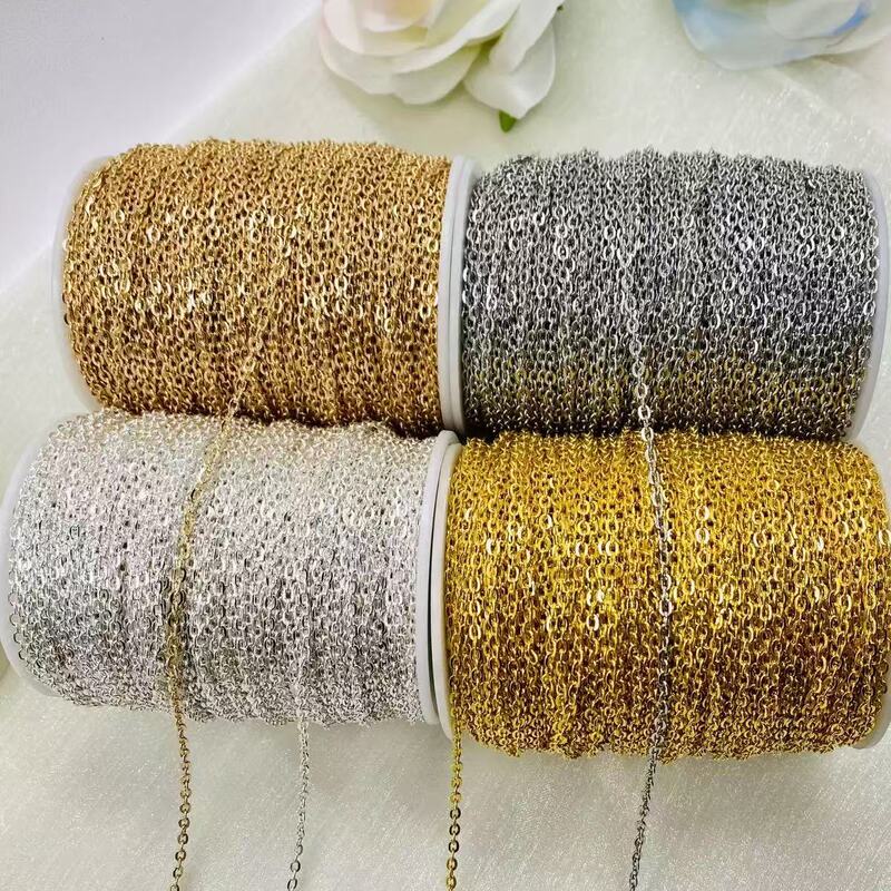 DIY jewelry accessories O-chain high color retention cross chain 245SF universal chain antique hair accessories tassel handmade material DIY jewelry accessories O-chain high color retention cross chain 245SF universal chain antique hair accessories tassel handmade material