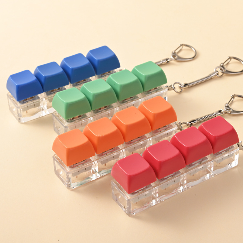 Cross-Border Creative Novelty Stress-Relief Button-Pushing Keychain Pendant Gadget for Stress Relief and Boredom Elimination Cross-Border Creative Novelty Stress-Relief Button-Pushing Keychain Pendant Gadget for Stress Relief and Boredom Elimination