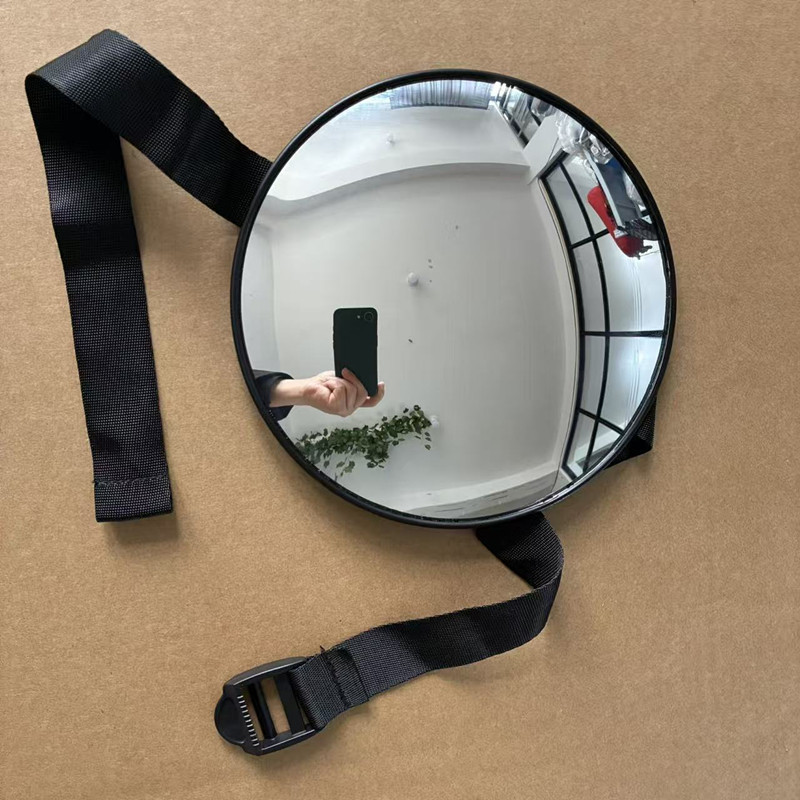 Baby Safety Seat Rearview Mirror, Car-Mounted Infant Observation Mirror, Children's Car Rear View Auxiliary Mirror, Convex Mirror, Round Shape