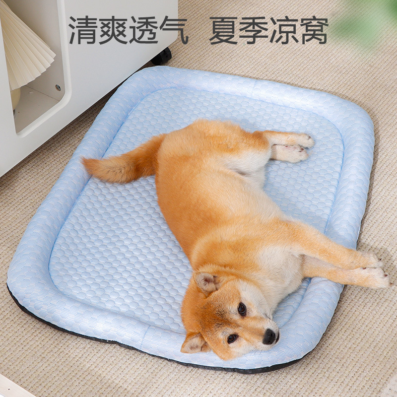 Fábrica al por mayor para mascotas, nido de gato de verano, cojín de sensación fresca, cuatro estaciones, perrera general, cojín para perros pequeños, suministros para mascotas