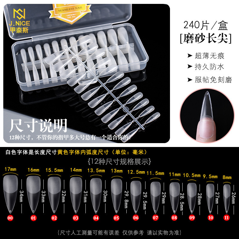 Europa y los Estados Unidos arco plano sin marcas sin grabación caja de molienda transparente esmerilado desmontable extensión de la mitad de la hoja de manicuras de doble uso