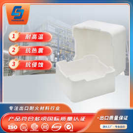 匣钵厂家供应耐高温氧化铝陶瓷坩埚工业窑炉用高热稳定性匣钵