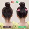 Children's lalas combing girl's back head broken hair sorting artifact combed little girl front bangs hair card girl