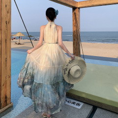 2025新款旗袍女高级感改良新中式连衣裙现货！实拍新中式国风印花