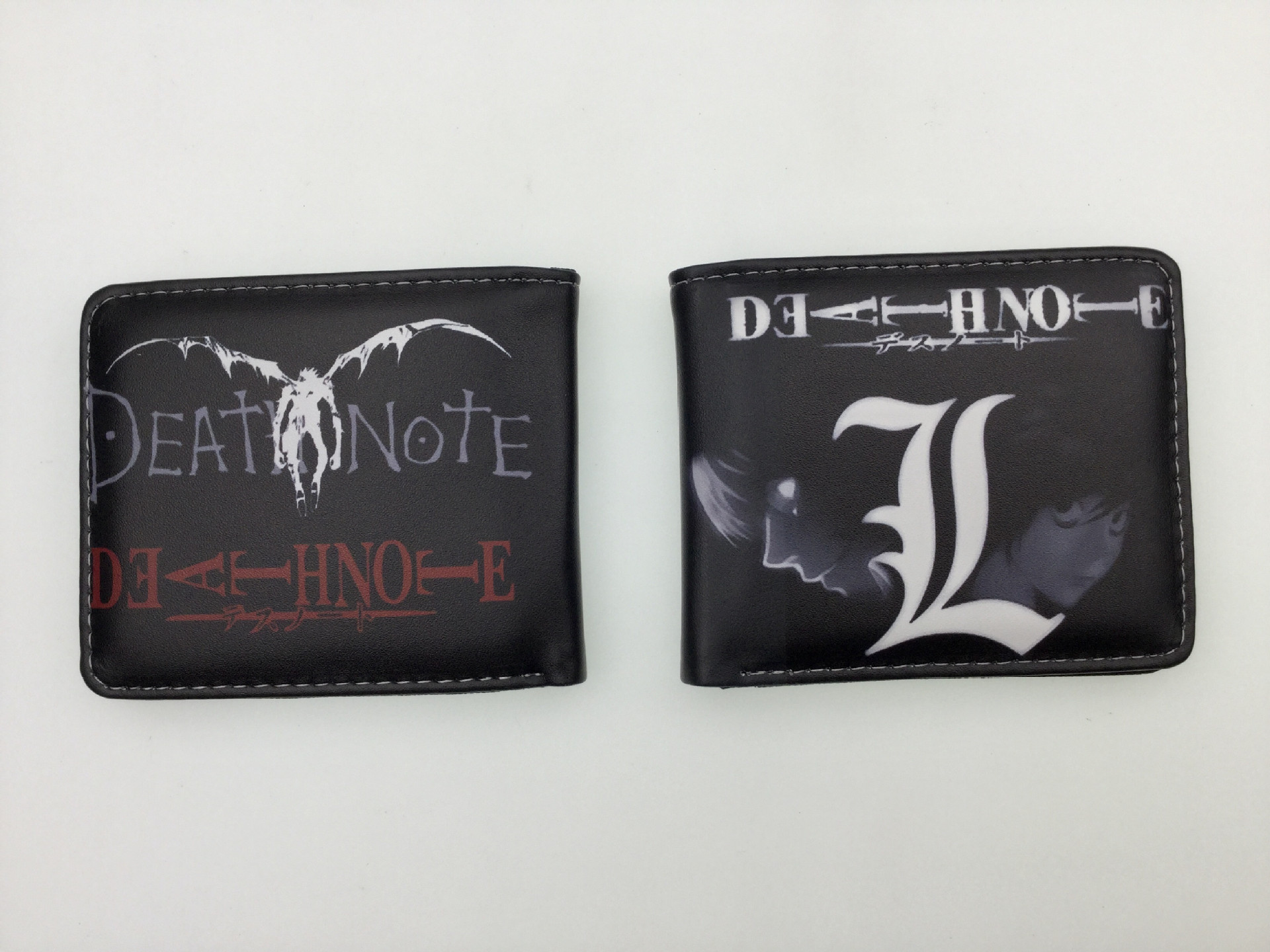 Death Note L noche Shenyue mi Haisha juego de dibujos animados billetera periférica corto horizontal monedero estudiante titular la tarjeta