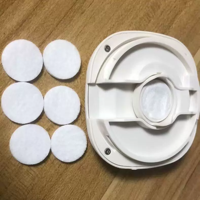 白色毛毡纤维棉片 车载香水吸香片 香薰机替换棉芯片 吸水保湿