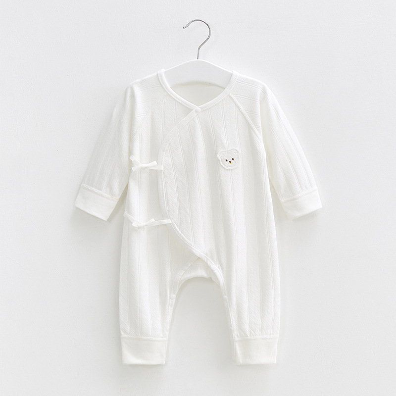 Ropa de bebé recién nacido para primavera, otoño y verano, de algodón puro, estilo monge, conjunto de otoño, pelele para recién nacido, traje para gatear, mono unisex para bebé